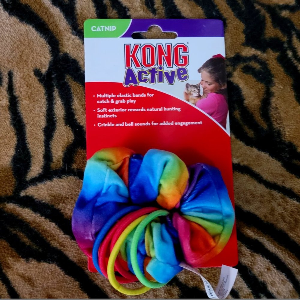 Kong Cat Active Toy Hair Bands ...lol New!